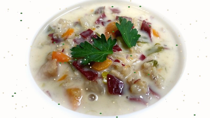 Bündner Gerstensuppe der Schweizer Armee