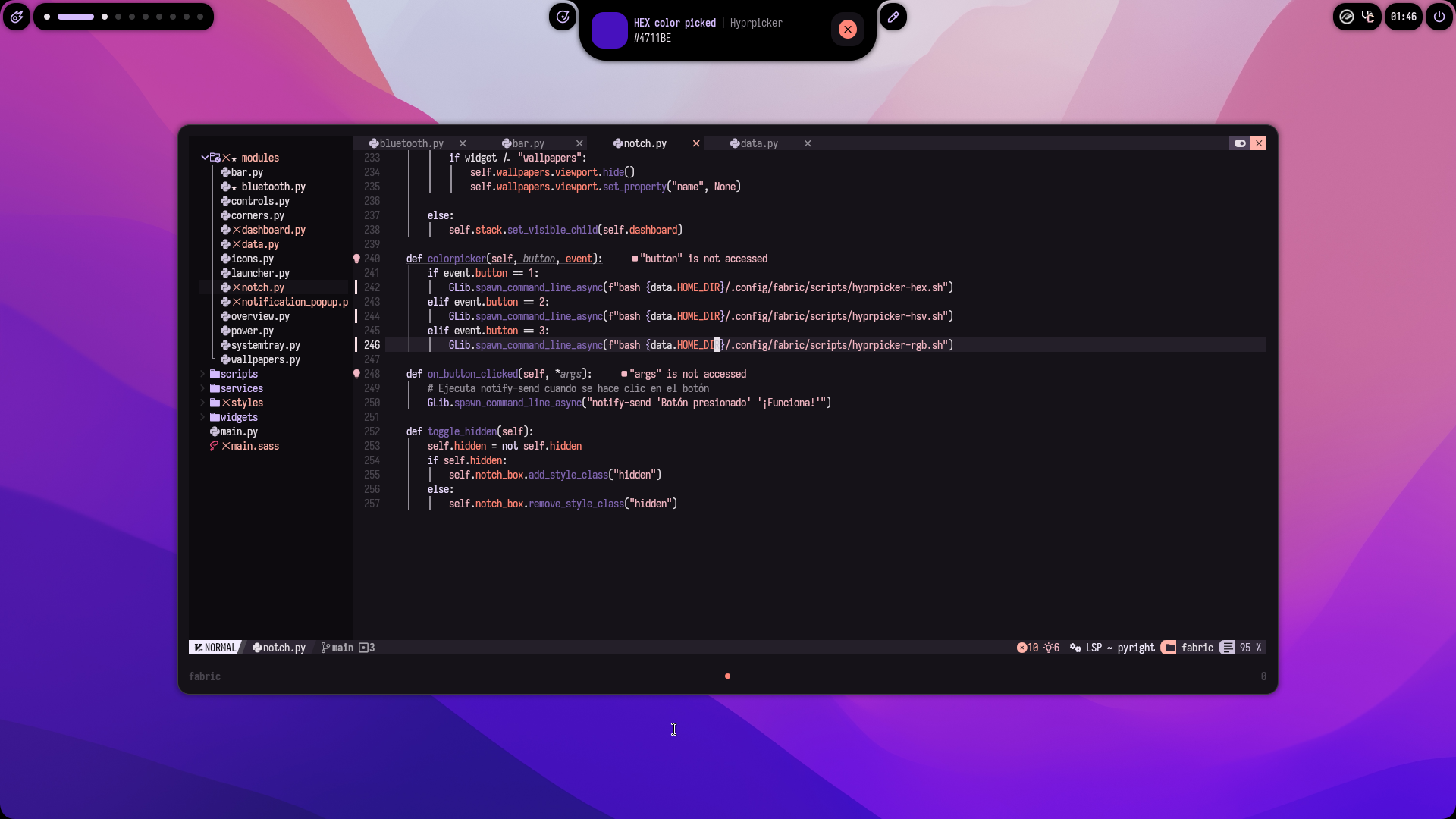 Ax-Shell screenshot 3