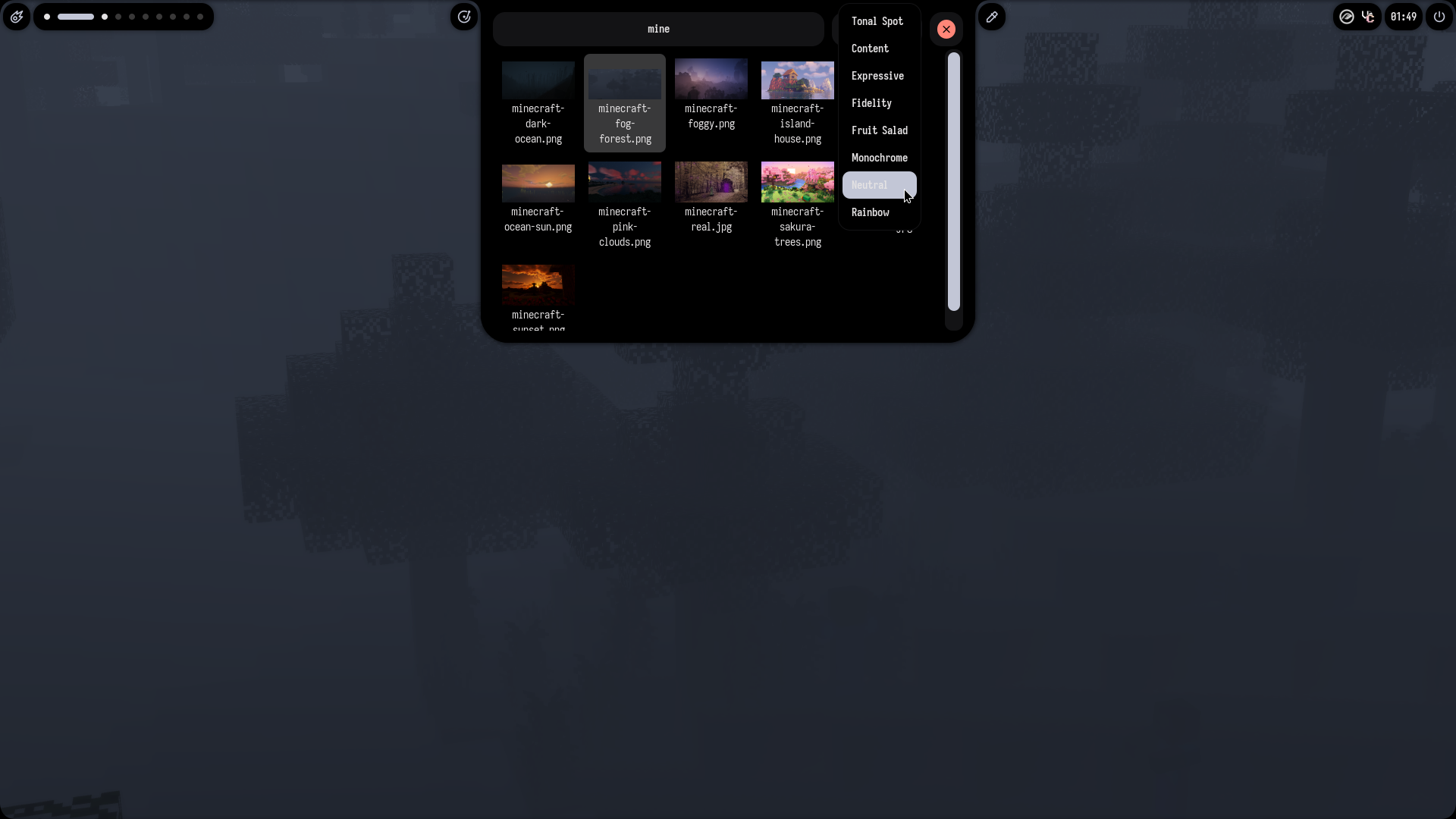 Desktop showcase capture