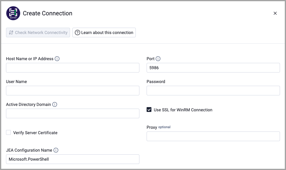 Delinea Server Suite adapter - Add Connection