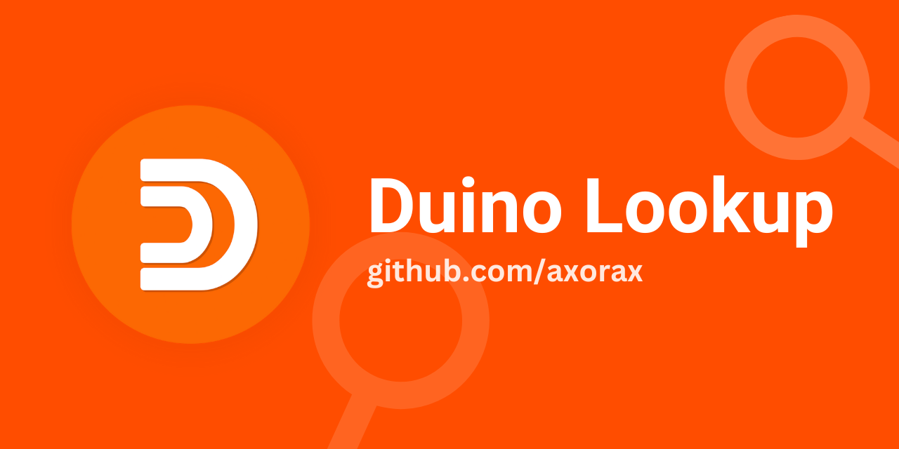 Duino Lookup Banner