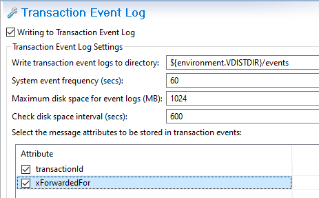 Custom attribute xForwardedFor