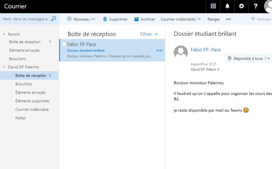 Configuration du Windows Exchange Server 12