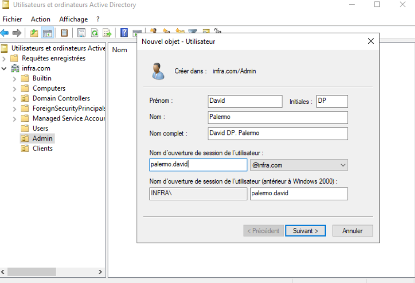 Configuration du Windows Server 13