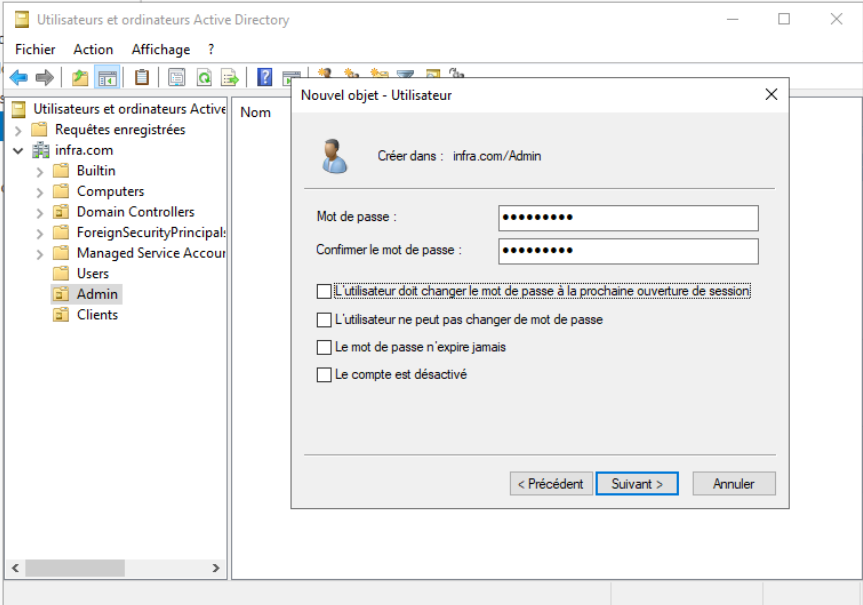 Configuration du Windows Server 14