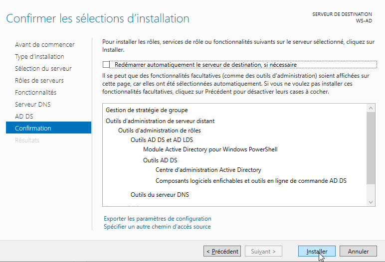 Configuration du Windows Server 6
