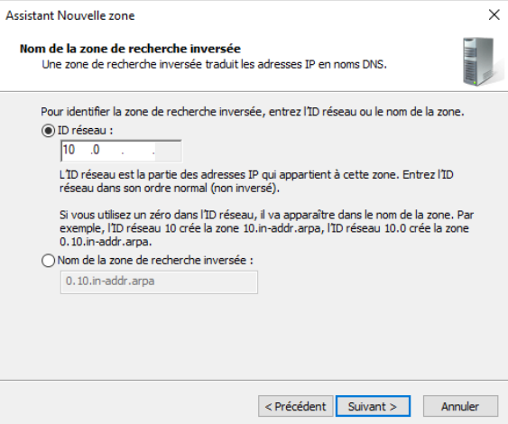 Configuration du DNS 6