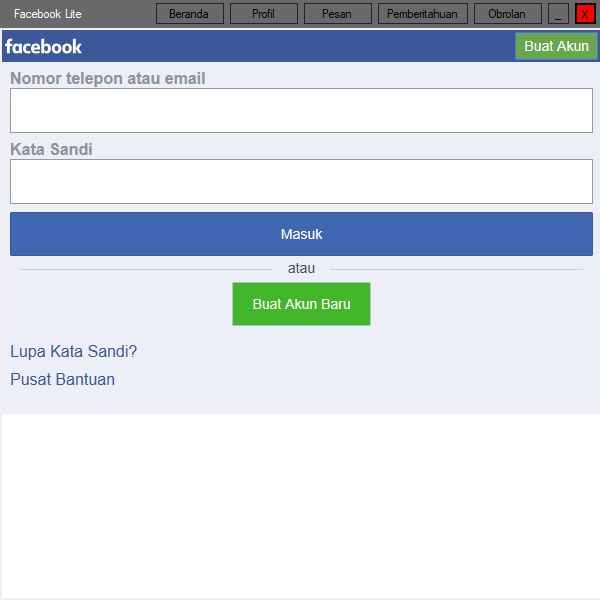Fblite GitHub - AyraHikari/Facebook-Lite