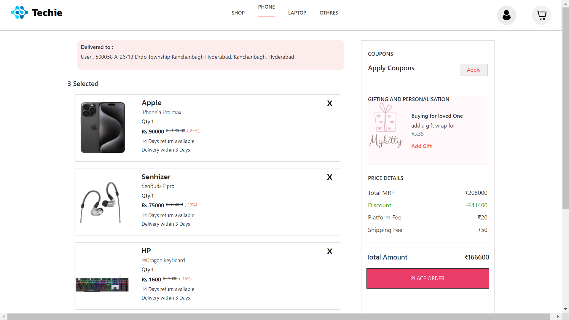 GitHub - Ayush8418/Techie-Ecommerce-Website: Techie is an e-commerce ...