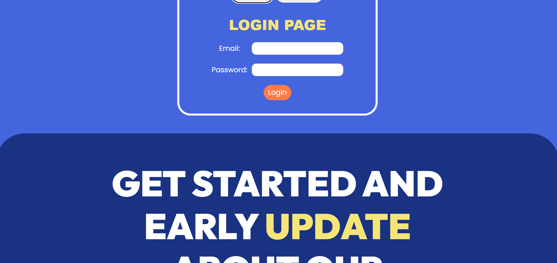 Login Page