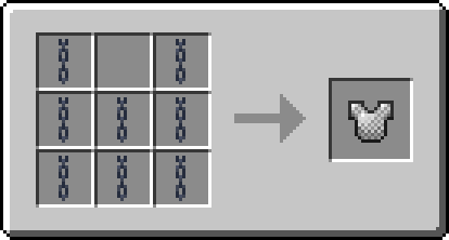 Chainmail Chestplate recipe