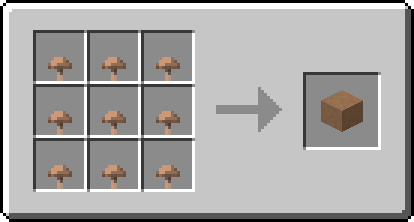 Brown Mushroom Block recipe