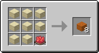 8 Red Sandstone recipe