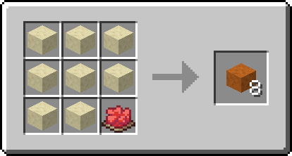 8 Smooth Red Sandstone recipe