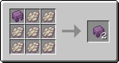 2 Shulker Shells recipe