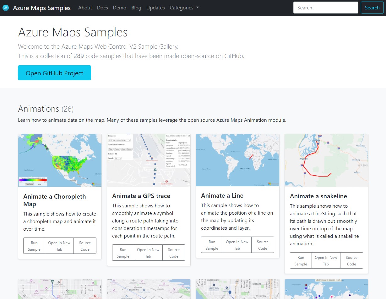 AzureMapsCodeSamples A JavaScript Repository From Azure Samples Azure Samples