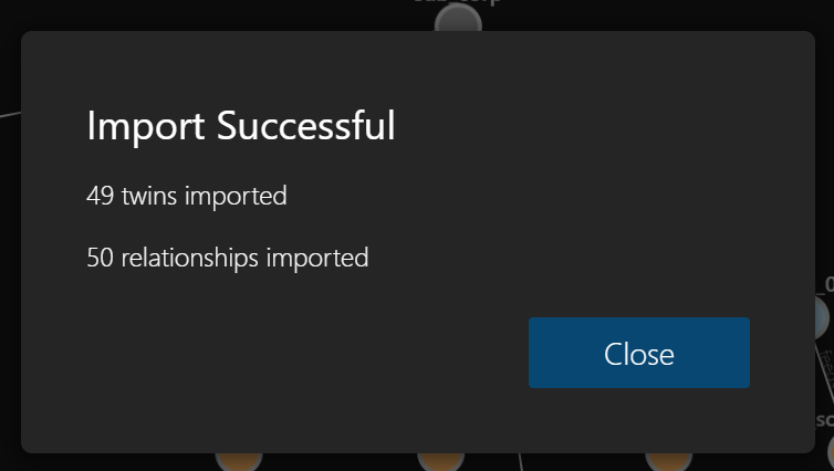 graph import success dialog