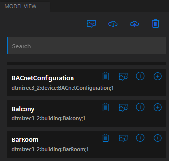 model view panel