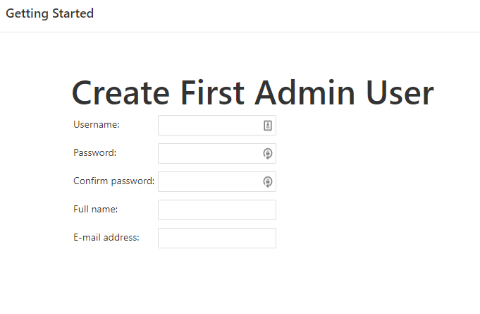 First Admin