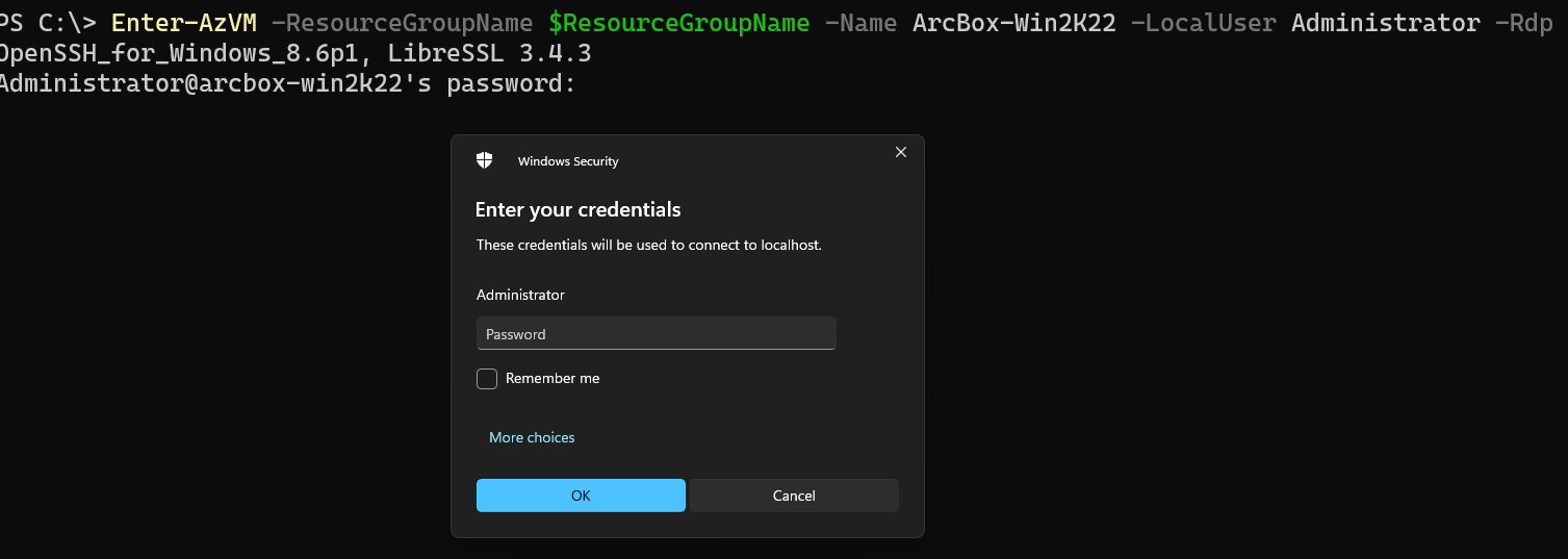 Arc Powershell Azure Arc Jumpstart