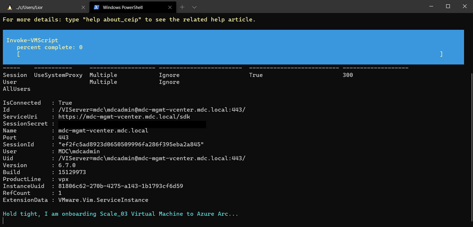 Arc Powershell Azure Arc Jumpstart