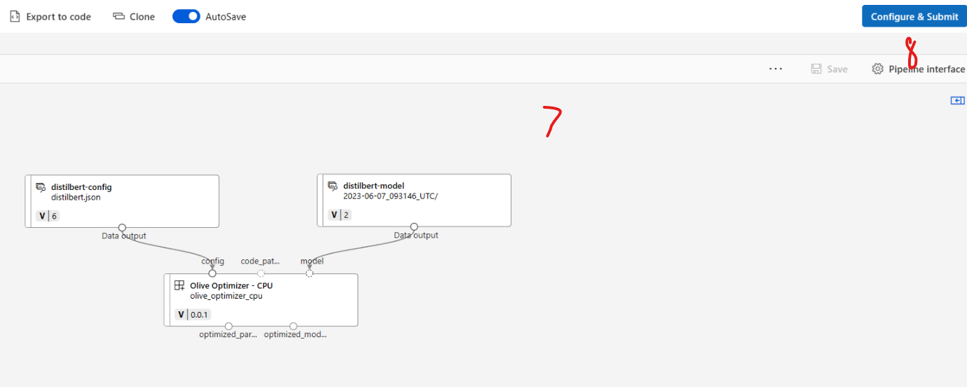 Drag the inputs and components and then choose configure&Submit about the compute settings/outputsettings