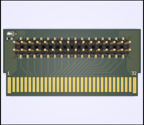 GB-BRK-M-XS v1.0 KiCad 3D view