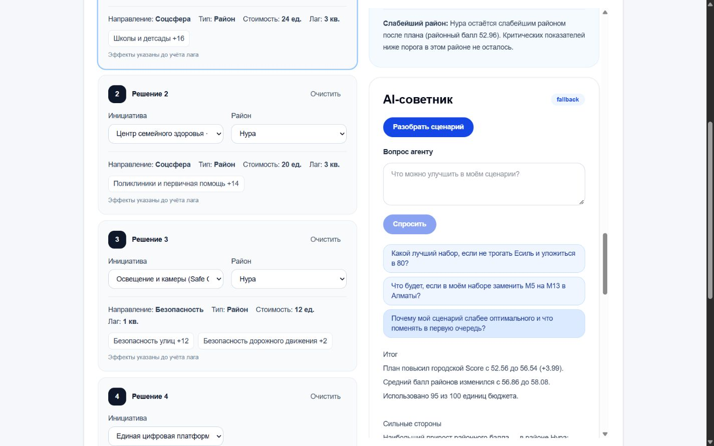 AI-советник в резервном режиме