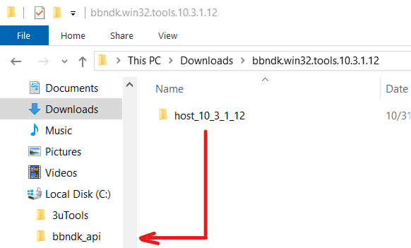 Cấu trúc thư mục sau khi giải nén