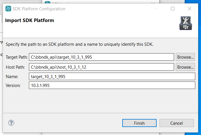 Import SDK Platform