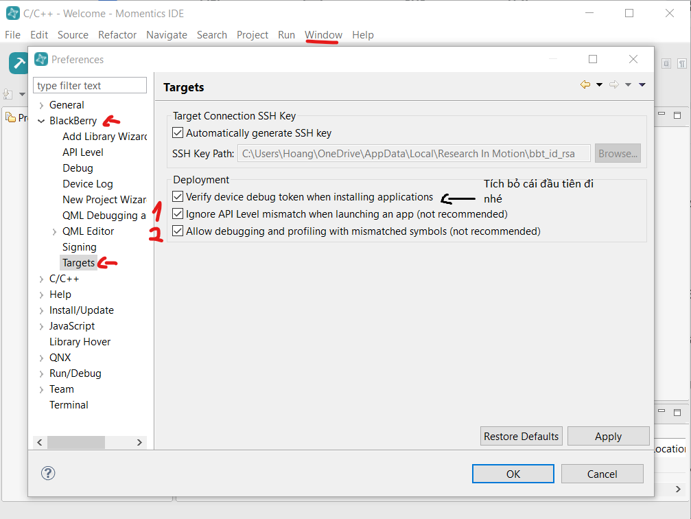 Cài đặt Simulator bước 1