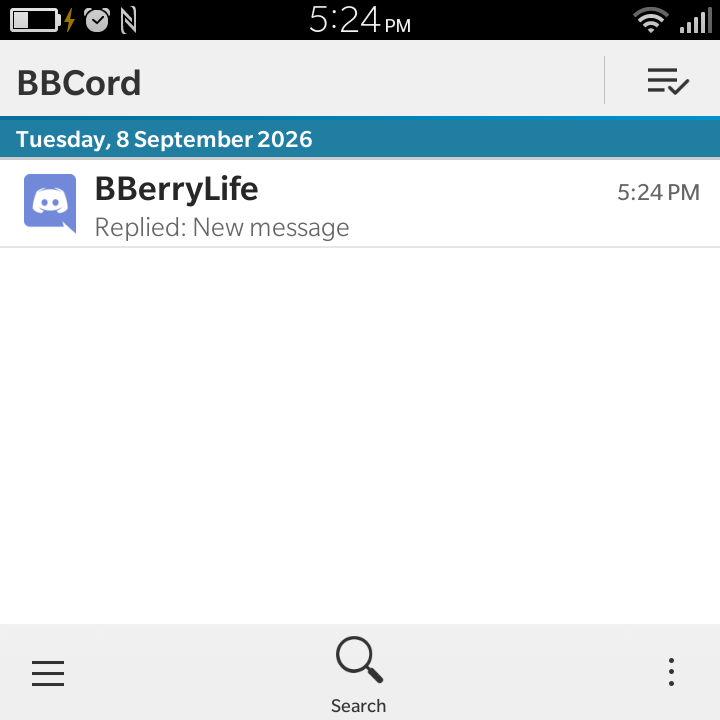 BBCord 1.0.2.x - Tích hợp thông báo qua BlackBerry Hub