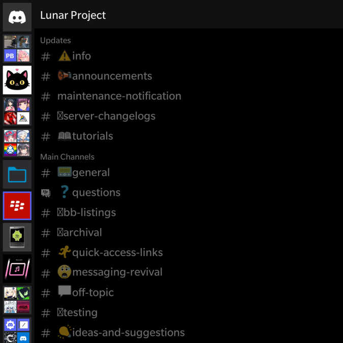 BBCord 1.0.1.x - Guild folders