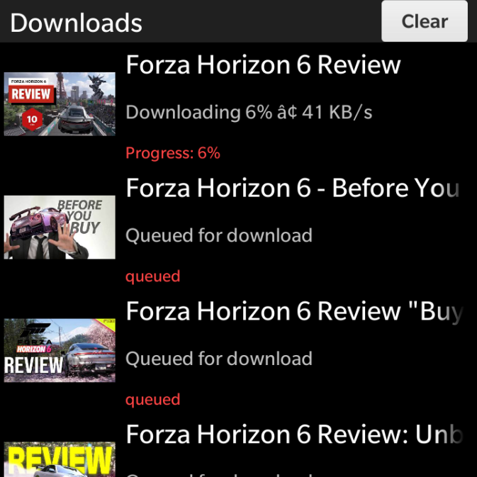 NativeYT - Màn hình Downloads