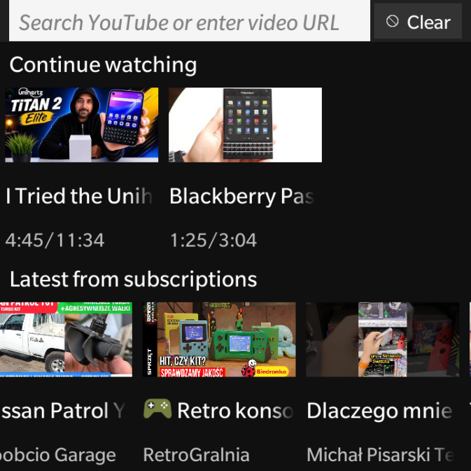 Ứng dụng YouTube Native cho BB10 (Preview)
