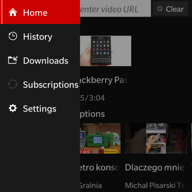 NativeYT - Menu Navigation Drawer cạnh bên