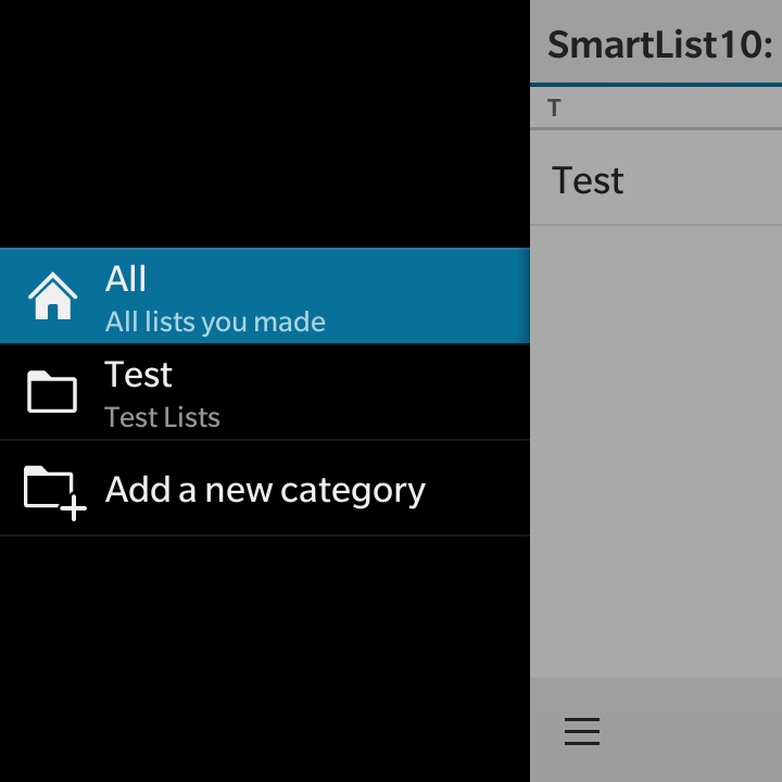 SmartList10 - Màn hình All Lists