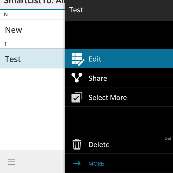 SmartList10 v1.0.1 - List Menu
