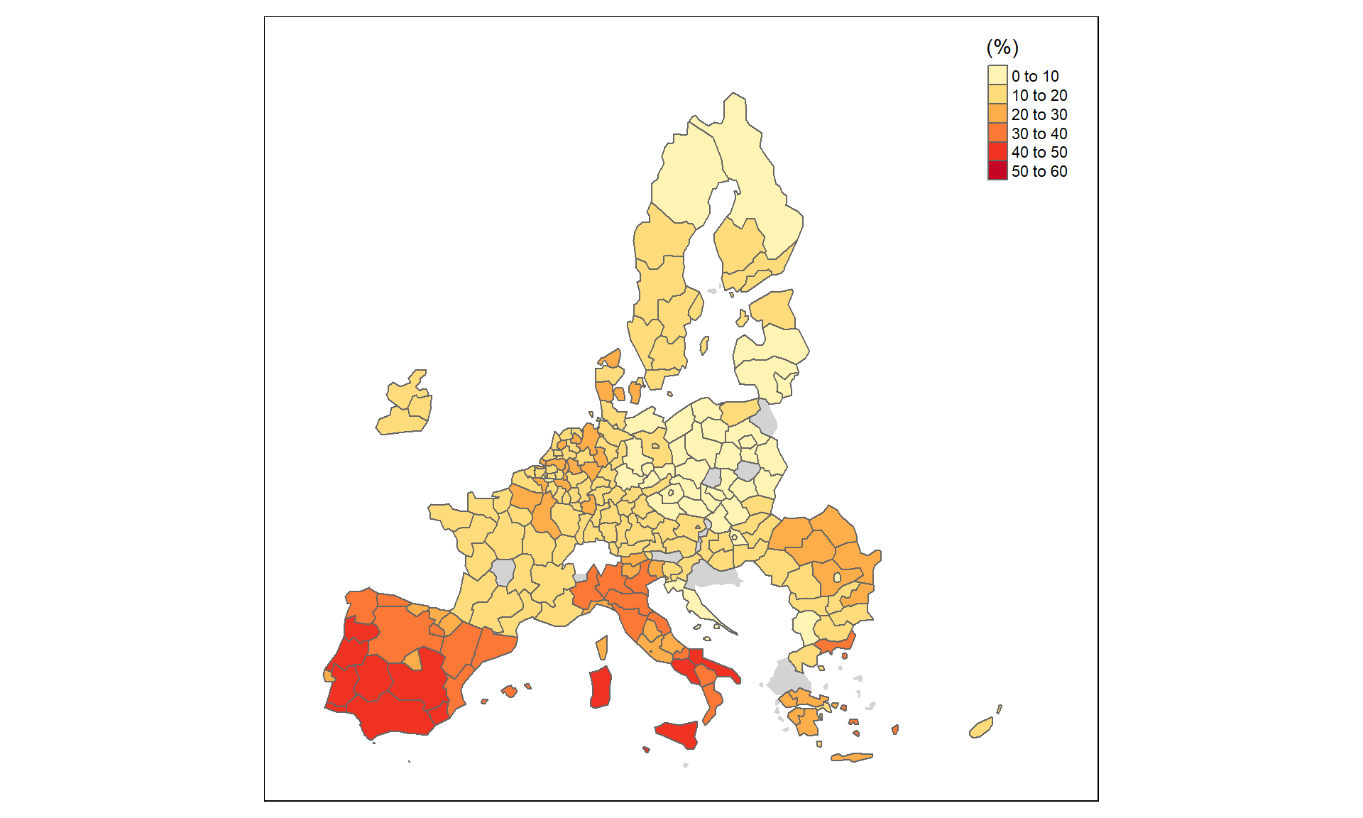 Adult lower secondary education map