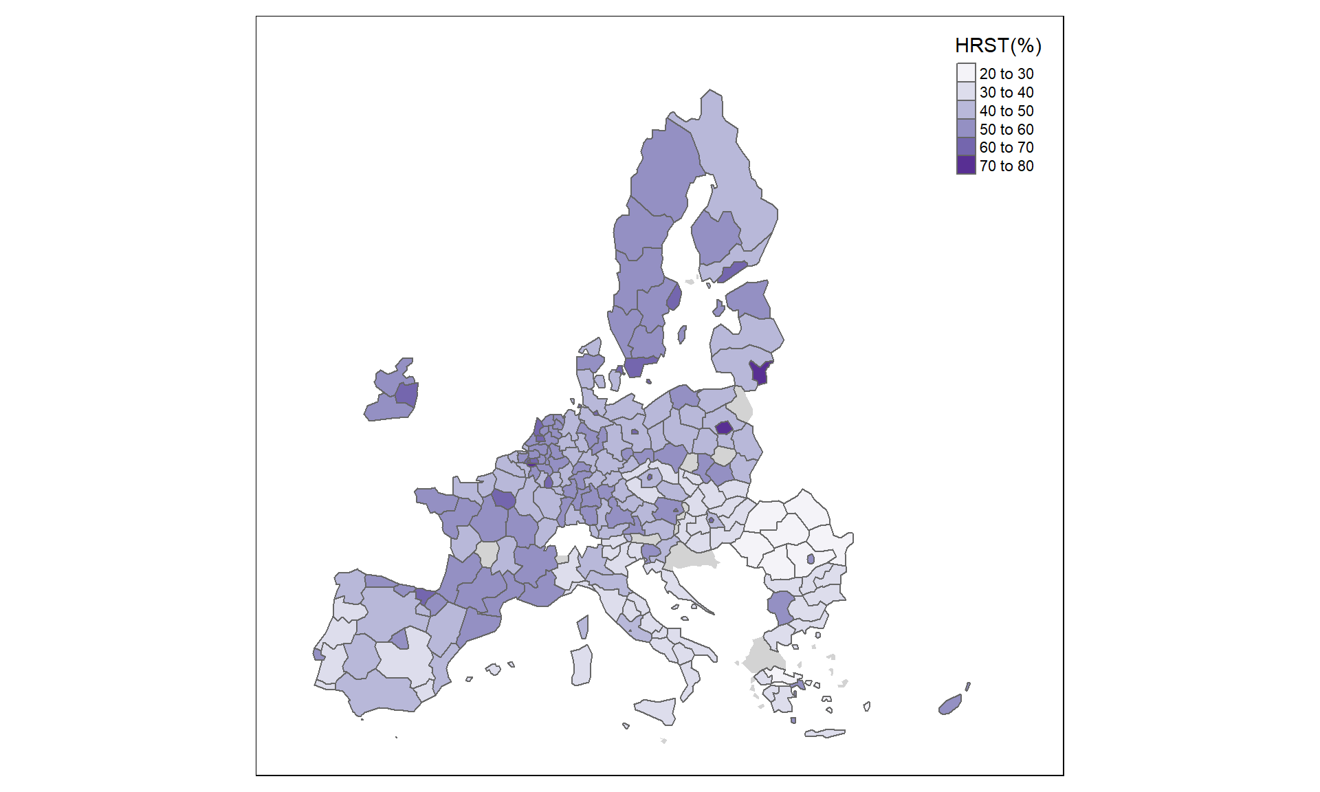 HRST map
