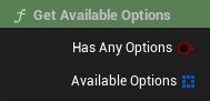 Get Available Options