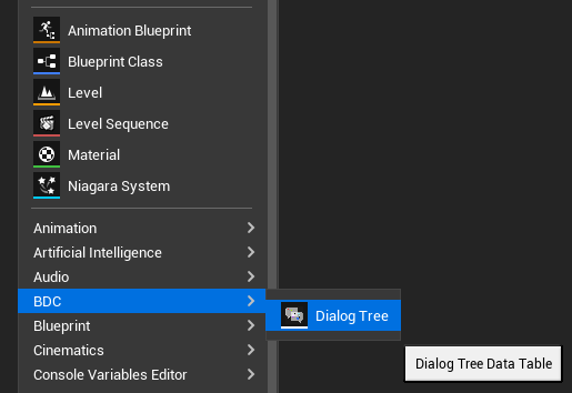 Create a DDA Step 1