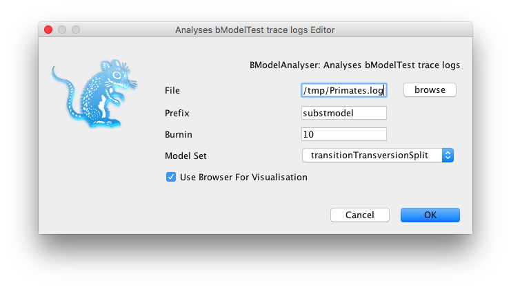 bModelTest analyser2