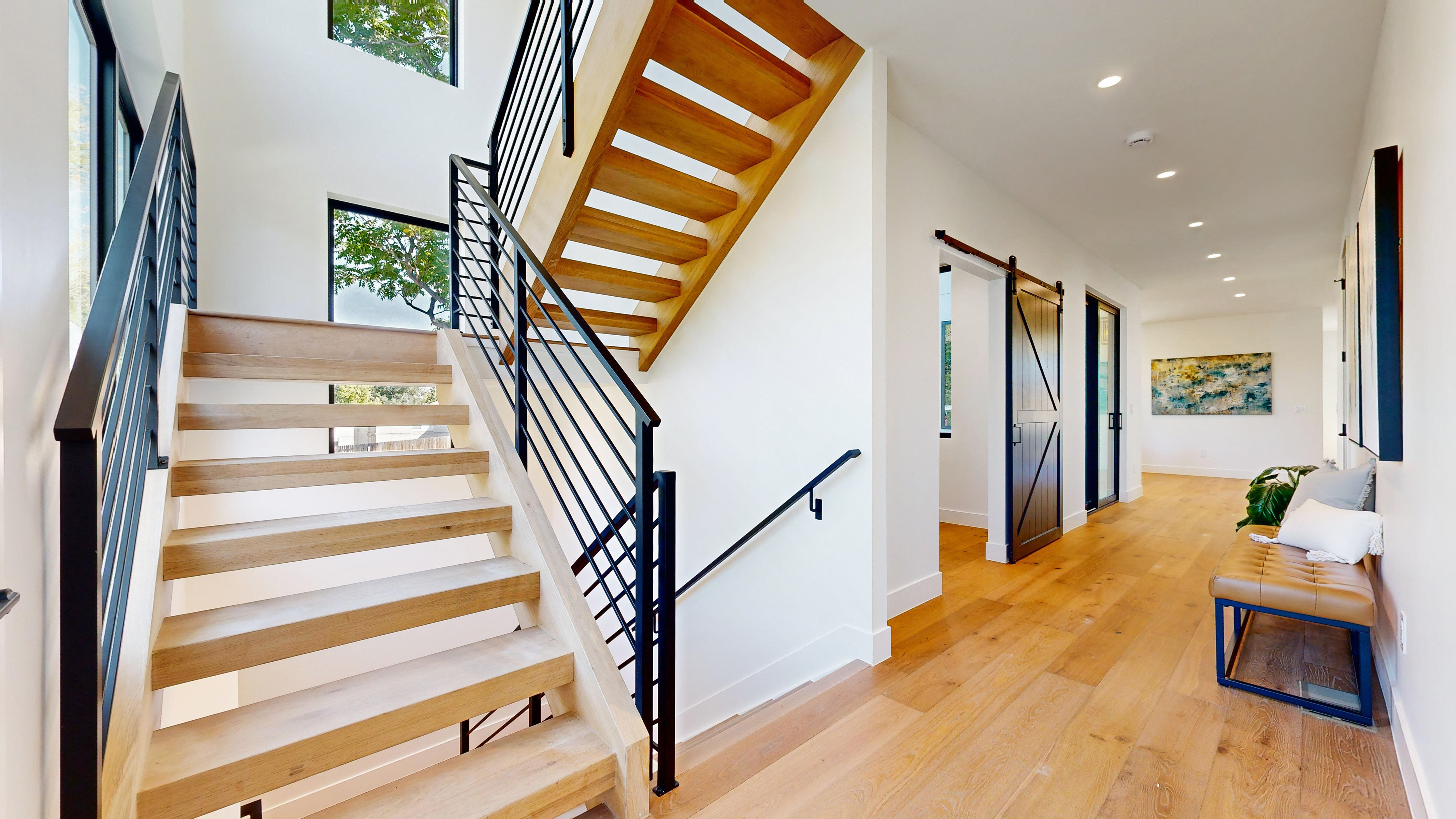 Staircase interior - Wheat Ridge custom build