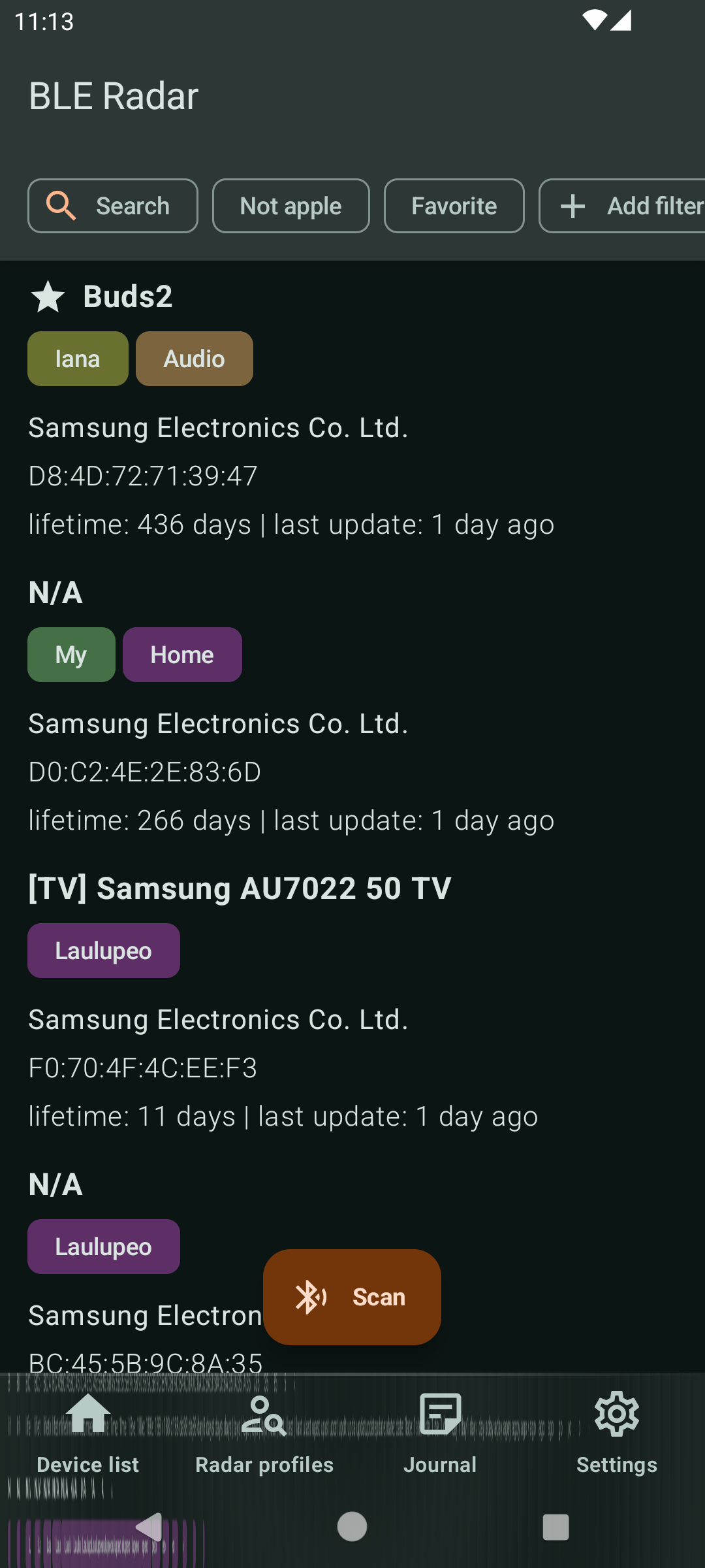 Screenshot 1 of MetaRadar — opens full size
