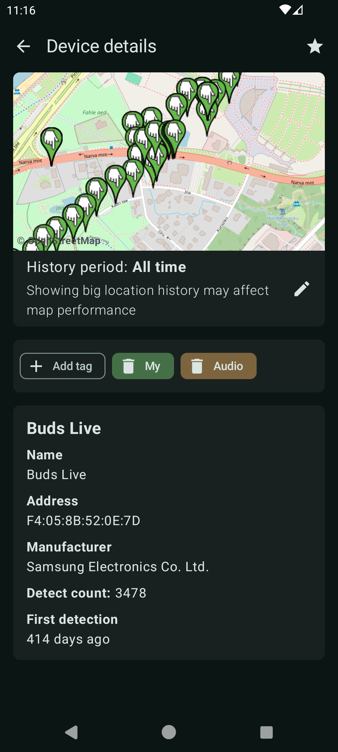 Screenshot 3 of MetaRadar — opens full size
