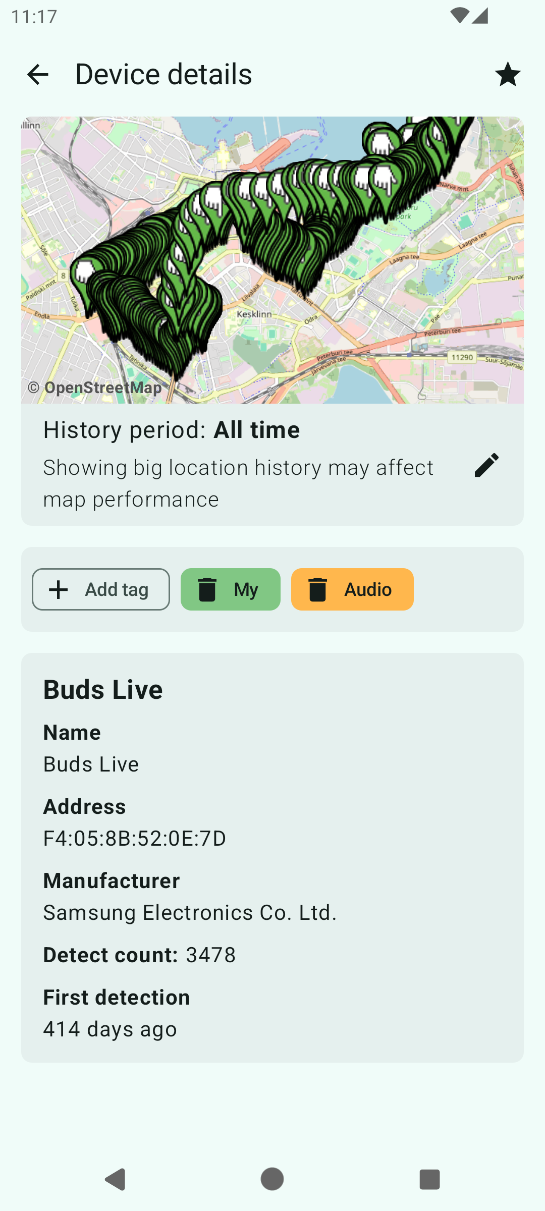 Screenshot 4 of MetaRadar — opens full size