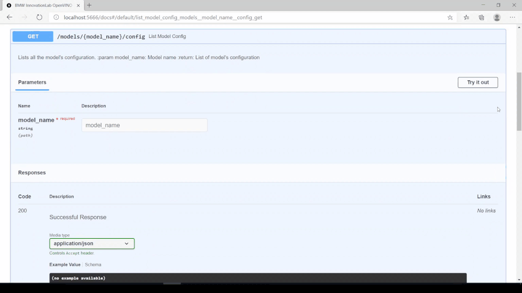 config image