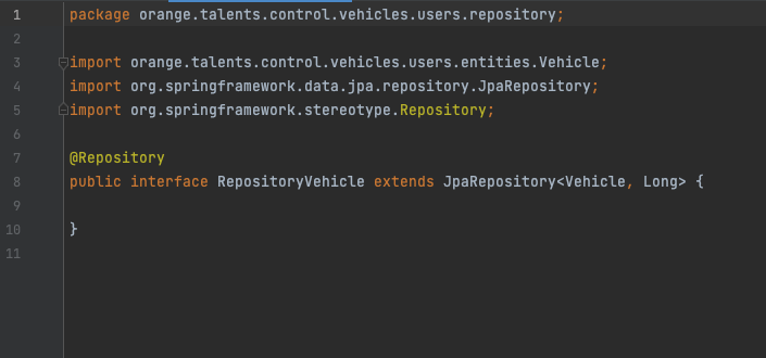 RepositoryVehicle