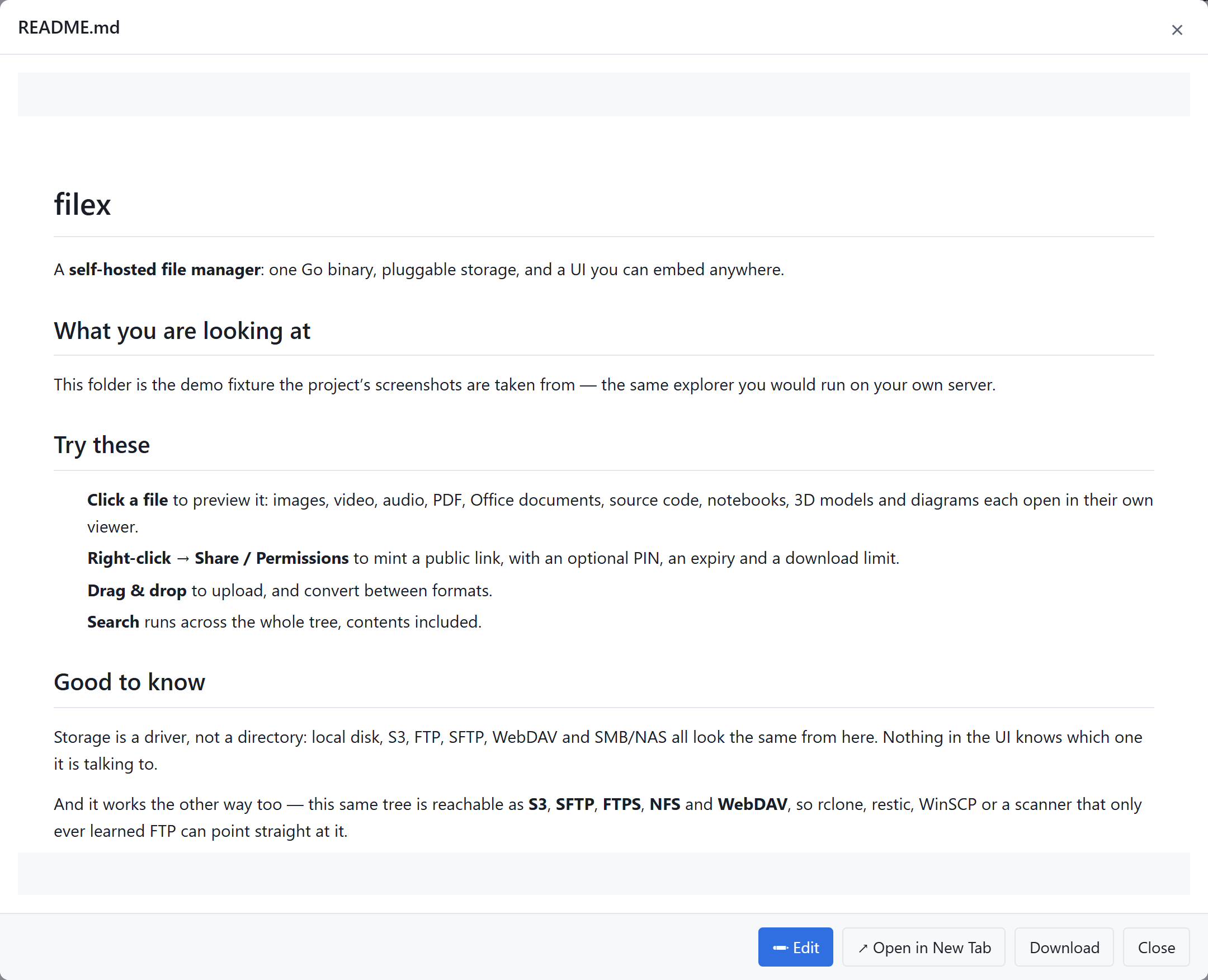 Markdown viewer